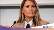 Melania Trump Bantah Keterlibatan dalam Skandal Epstein dari Gedung Putih