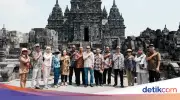 Menteri Kebudayaan Tinjau Candi Sewu dan Keraton Ratu Boko, Dorong Restorasi Cepat