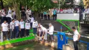Pemkab Kudus Tebar 15.000 Benih Ikan Nila di Saluran Sekunder untuk Kampanye Kebersihan Sungai