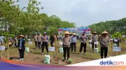 Polres Serang Tanam 3.000 Pohon di Lahan Tidur PT IKPP Dukung Gerakan Asri