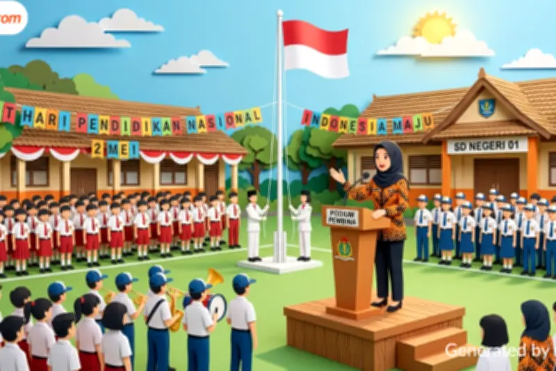 10 Contoh Amanat Pembina Upacara Hardiknas 2 Mei Durasi 3-5 Menit
