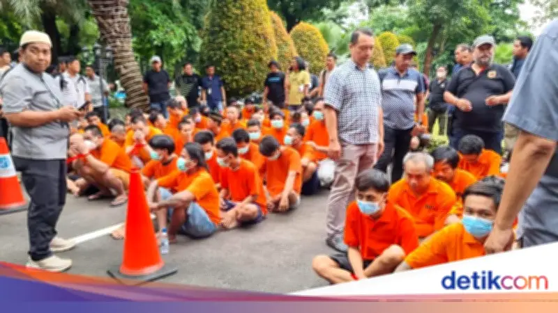 173 Tersangka Kejahatan Jalanan Ditahan, Terancam 7-15 Tahun Penjara
