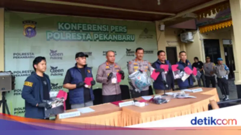 4 Pelaku Pembunuh Lansia Pekanbaru Positif Ekstasi