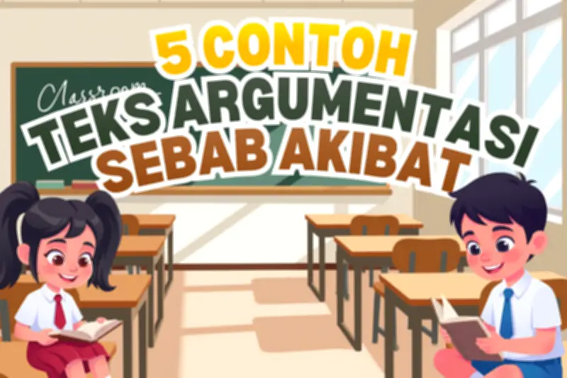 5 Contoh Teks Argumentasi Sebab Akibat Lengkap dengan Pengertian dan Struktur