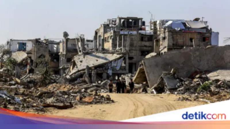8 Ribu Jenazah Masih Tertimbun di Gaza, Evakuasi Butuh 7 Tahun