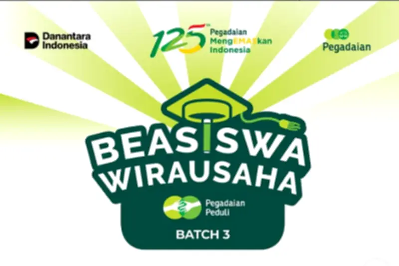 Beasiswa Wirausaha Pegadaian: Kuliah Bisnis Gratis 1 Tahun untuk Gen Z