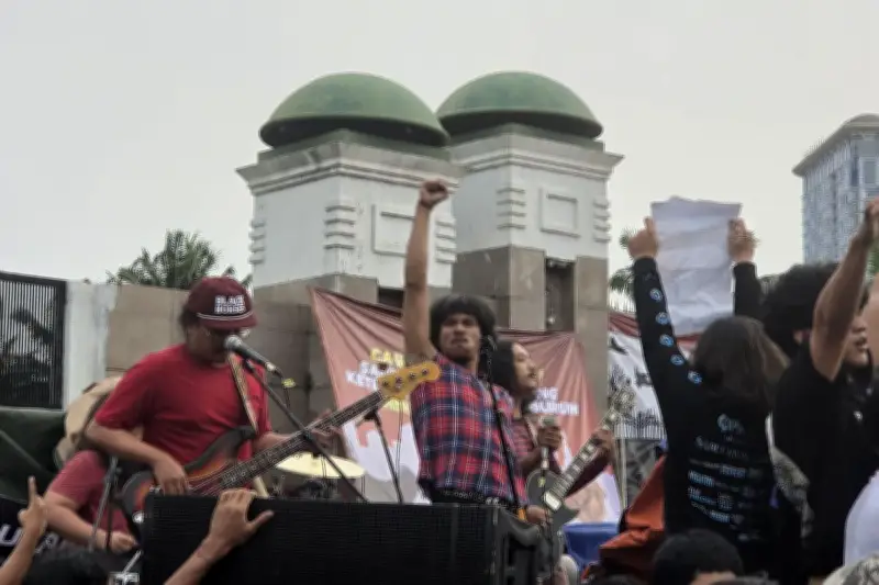 Black Horses Meriahkan May Day dengan Musik Rock dan Kritik Pemerintah