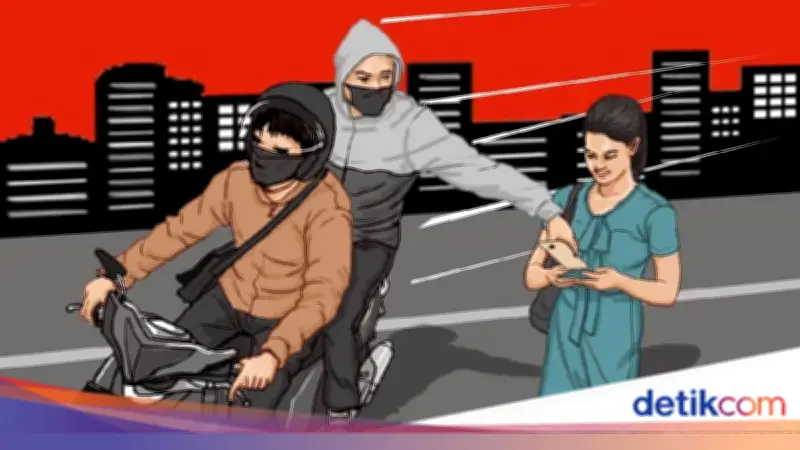 Bocah Dijambret Saat Rekam Bus Telolet di Ciputat, Pelaku Ojol Ditangkap