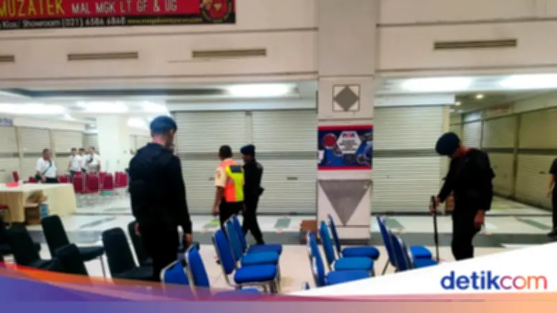 Brimob Polda Metro Sterilisasi MGK Kemayoran Jelang Perayaan Waisak