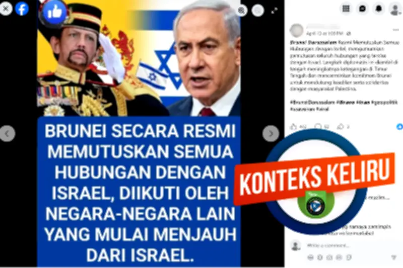 Brunei Putus Hubungan dengan Israel? Ini Fakta Sebenarnya