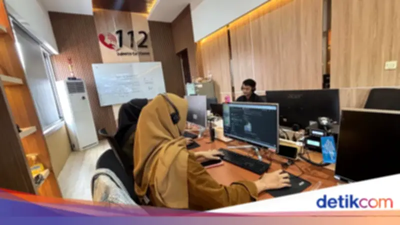 Call Center 112 Sidoarjo Siaga 24 Jam, Catat 9.812 Panggilan dalam 3 Bulan