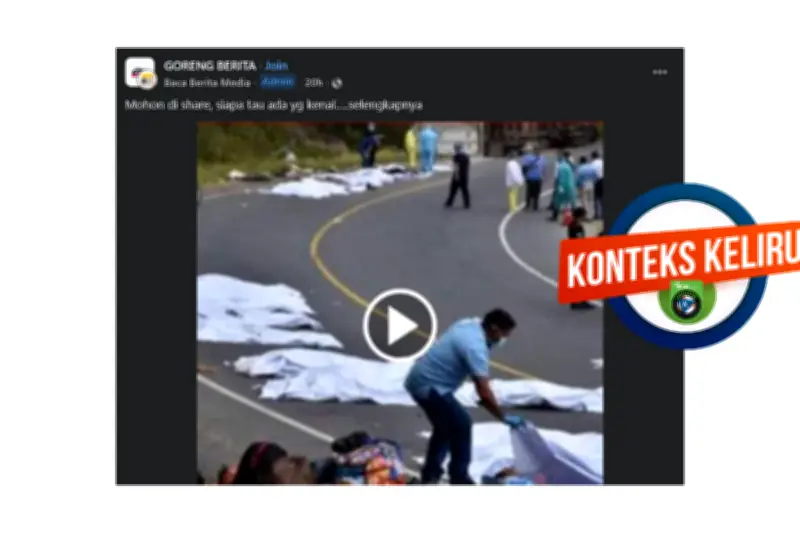 Cek Fakta: Unggahan Kecelakaan Lalu Lintas Ternyata Clickbait Afiliator