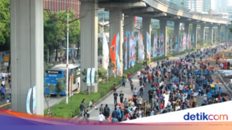 CFD Rasuna Said Jakarta Berakhir Lebih Cepat, Hormati Waktu Ibadah