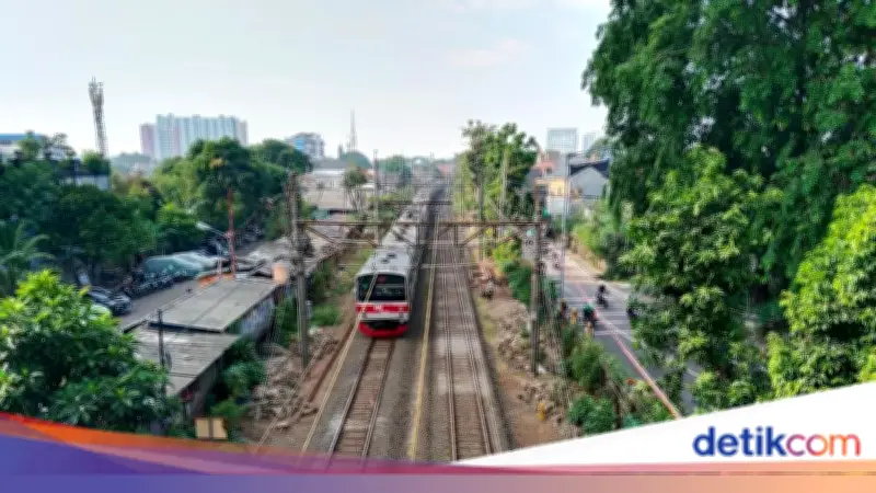 Gangguan KRL Green Line Akibat Petir, Perjalanan Terbatas