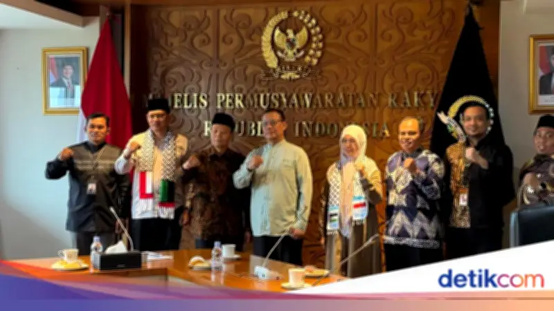 GPCI Datangi MPR, Laporkan 9 WNI Ditangkap Israel dalam Misi Kemanusiaan Gaza