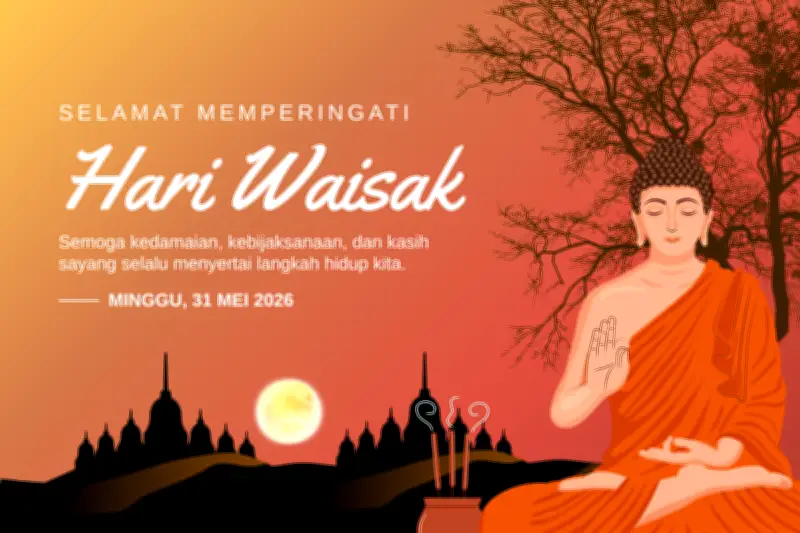 Hari Raya Waisak 2026: Tema Dharma Menjaga Perdamaian Dunia