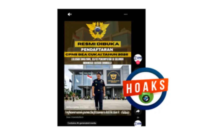 Hoaks Pendaftaran CPNS Bea Cukai 2026 Beredar, Begini Faktanya