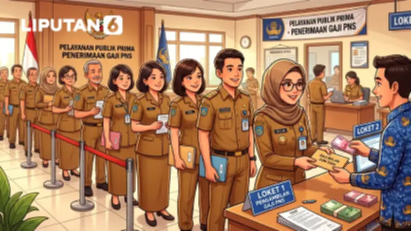 Infografis Gaji ke-13 PNS 2026: Penerima dan Besaran Lengkap