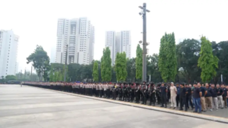 Jakarta Dijaga 14.237 Polisi, Amankan Demo Hari Kebangkitan Nasional