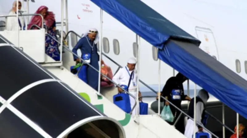 Jemaah Haji Embarkasi Makassar Tiba di Tanah Air 1 Juni 2026
