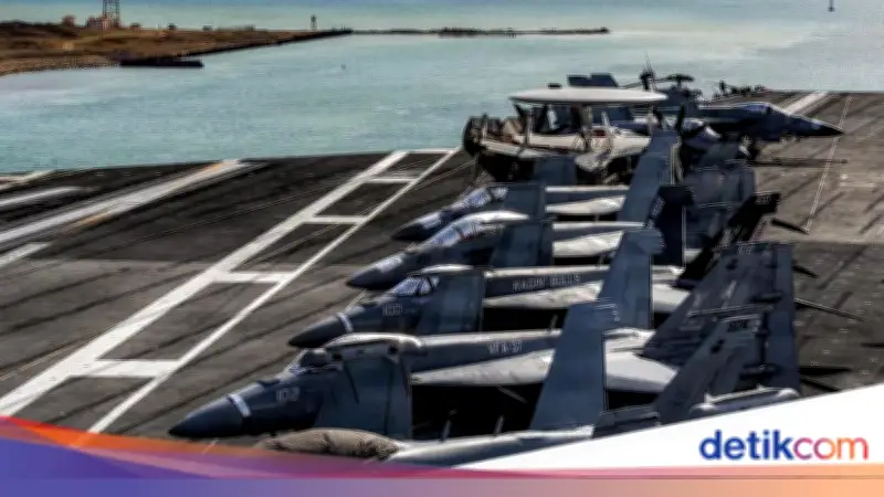 Jet Tempur AS Lumpuhkan Dua Kapal Tanker Iran di Selat Hormuz