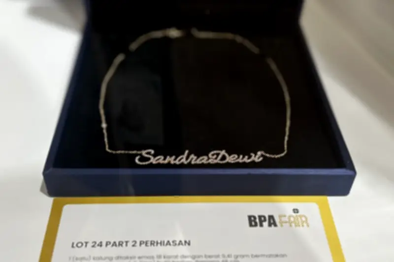 Kalung Berlian Sandra Dewi Laku Rp86 Juta di BPA Fair 2026