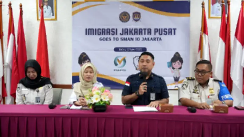 Kantor Imigrasi Jakarta Pusat Edukasi Pelajar soal Risiko Bepergian ke Luar Negeri