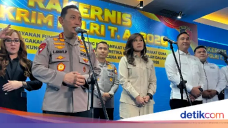 Kapolri Minta Penyidik Adaptif Hadapi Modus Kejahatan Baru di Rakernis Reskrim