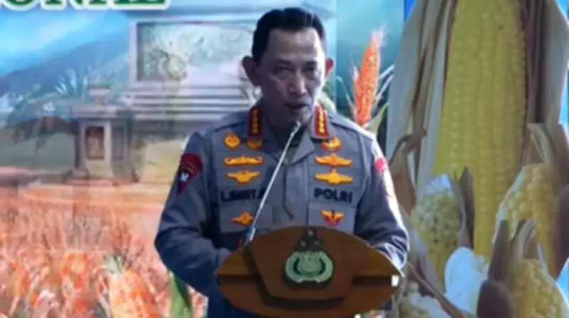 Kapolri Ungkap Panen Jagung dan Bangun Ribuan SPPG di Depan Presiden Prabowo
