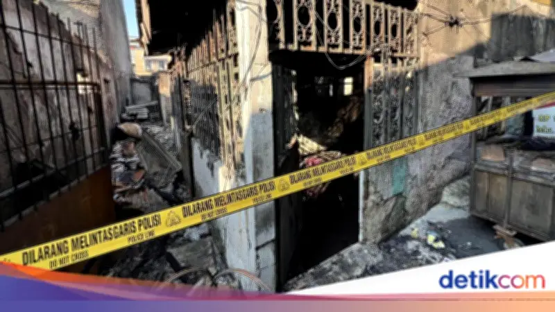 Kebakaran di Tambora: 27 Rumah Hangus, Lokasi Dipasangi Garis Polisi