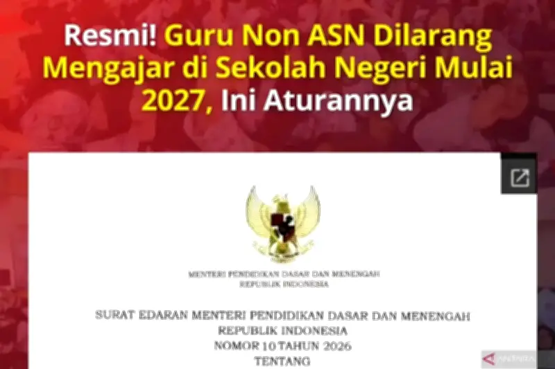 Kemendikdasmen Bantah Isu Guru Non-ASN Dirumahkan Mulai 2027