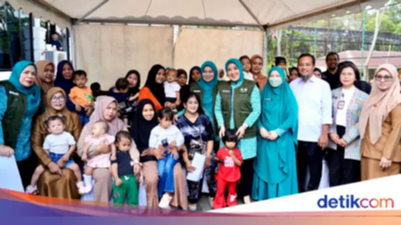Ketum TP PKK Ajak Warga Sulsel Tingkatkan Cakupan Imunisasi Anak