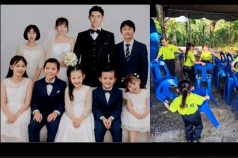 Kisah Pasangan Malaysia Besarkan 7 Anak dengan Rentang Usia Jauh