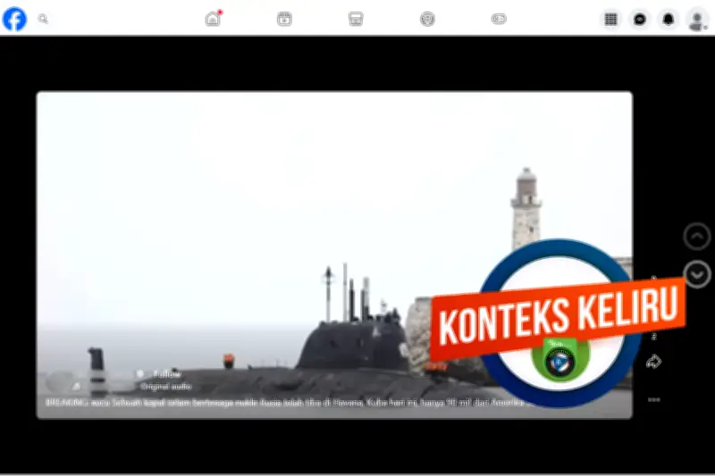Klarifikasi Video Kapal Selam Rusia di Kuba yang Viral