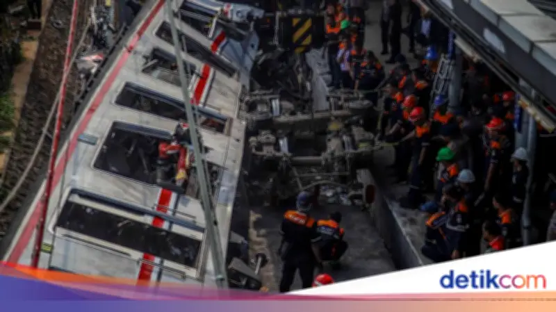 KNKT Investigasi Kecelakaan Argo Bromo Anggrek dengan KRL di Bekasi