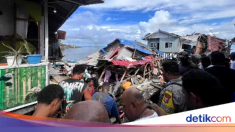 Ledakan Bom Sisa Perang Dunia II di Biak Numfor Rusak 10 Rumah, 5 Tewas