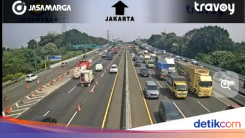 Long Weekend, Contraflow Diberlakukan di Tol Japek Km 47-65