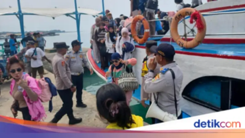 Long Weekend, Polisi Tambah Personel di Dermaga Kepulauan Seribu