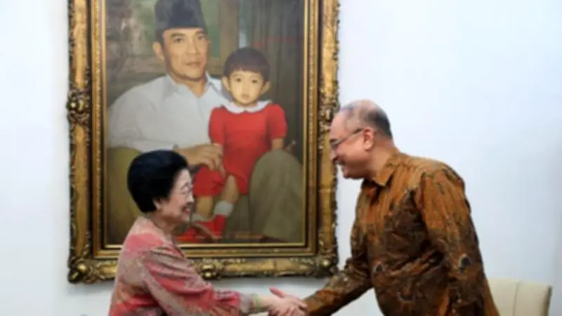 Megawati dan Dubes India Nostalgia Bahas Soekarno-Nehru