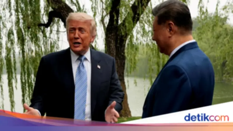 Menarik! Delegasi Trump Buang Semua Barang dari China Sebelum Naik Air Force One