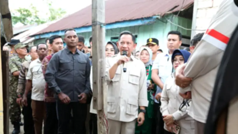 Mendagri Tito Tinjau Program BSPS, Tegaskan Negara Harus Hadir untuk Rakyat
