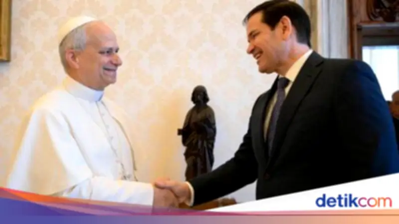 Menlu AS Rubio Temui Paus Leo, Tegaskan Hubungan Erat dengan Vatikan