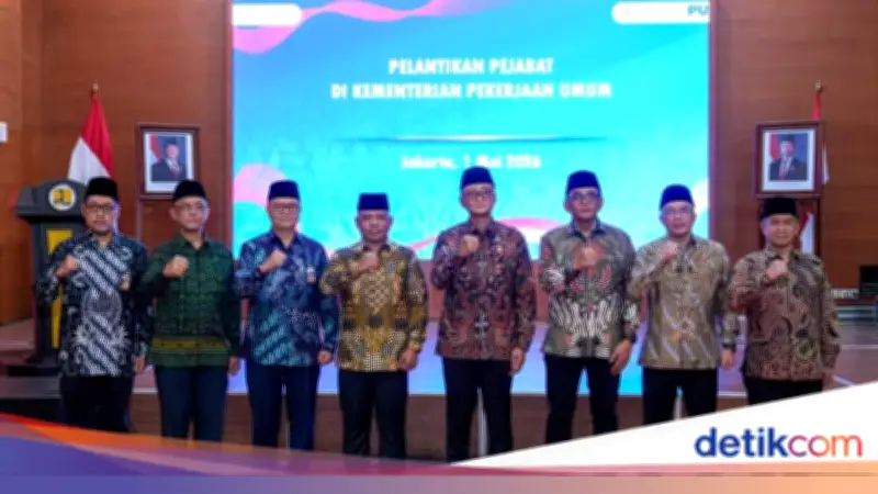 Menteri PU Dody Lantik Tujuh Pejabat Eselon I, Tekankan Integritas ASN