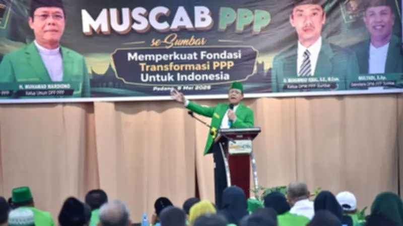 Muscab Sumatera Barat: Mardiono Tegaskan Perjuangan PPP untuk Umat