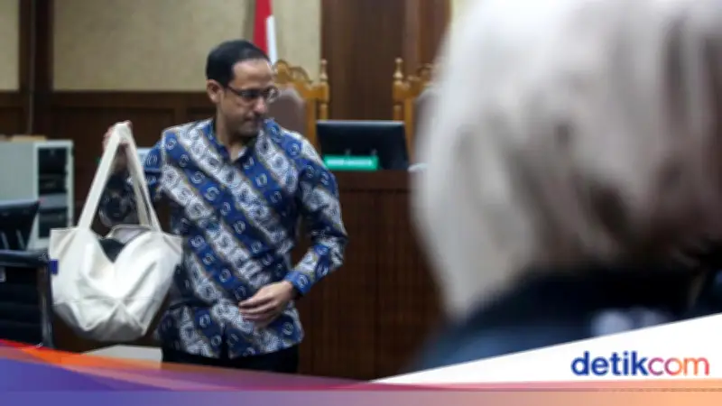 Nadiem Kaget Ibam Divonis 4 Tahun Penjara di Kasus Korupsi Chromebook