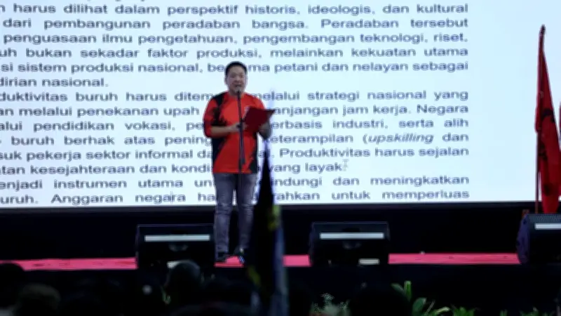 PDIP Umumkan 8 Poin Manifesto Perjuangan Buruh di Peringatan May Day 2026