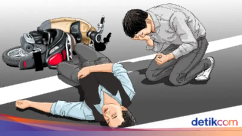 Pemotor Tewas Ditabrak Kijang Innova di Jakbar, Luka Kepala dan Kaki