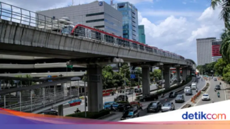Pemprov Jakarta Cangang HUT ke-499 di Koridor H.R. Rasuna Said