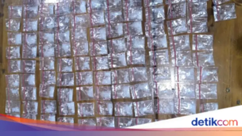 Pemuda di Serang Ditangkap, 112 Paket Sabu Siap Edar Disita Polisi