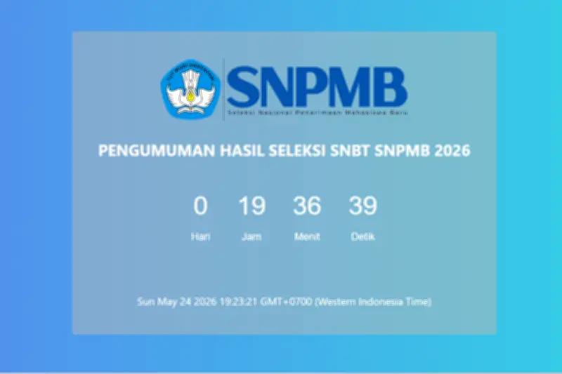 Pengumuman Hasil UTBK SNBT 2026 25 Mei Pukul 15.00 WIB